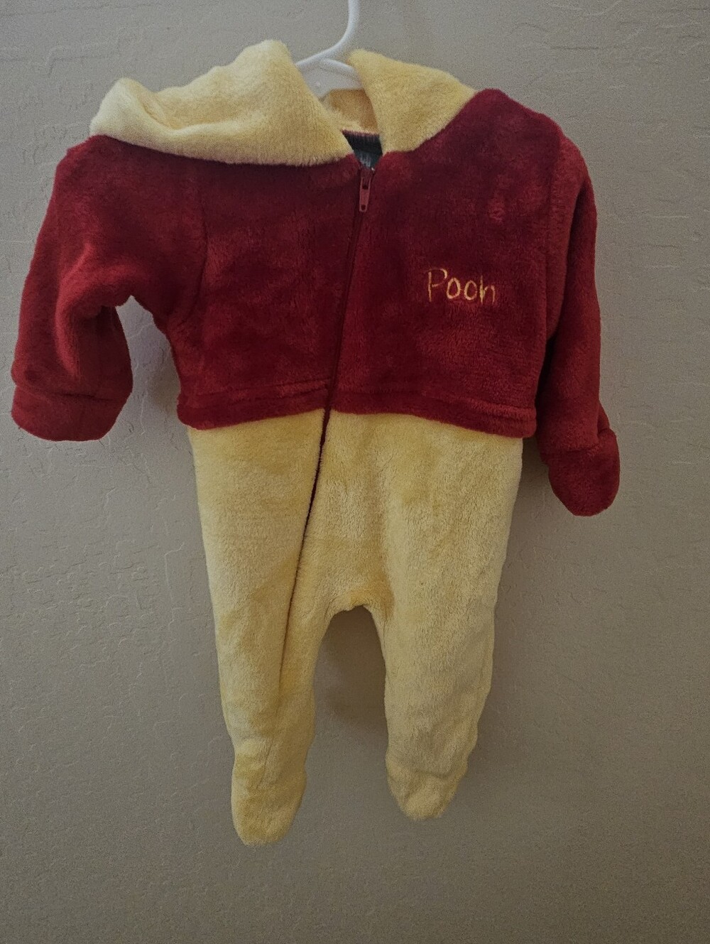 Disney Baby Winnie The Pooh Halloween Costume Hooded One-Piece Romper 3 Months